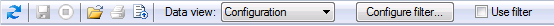 Configuration control toolbar